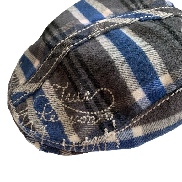 True Religion RARE Vintage Plaid Cap - Picture 4 of 9